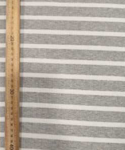 Tela Punto Canalé gris