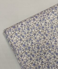 Viyela florecillas Azules